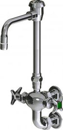 Chicago Faucets LWM6-C21-G Laboratory Mixing Faucet, Wall-Mount