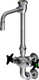 Chicago Faucets LWM6-C22-G Laboratory Mixing Faucet, Wall-Mount