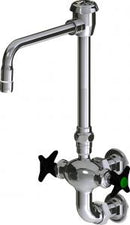Chicago Faucets LWM6-C22-H Laboratory Mixing Faucet, Wall-Mount