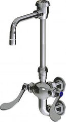 Chicago Faucets LWM6-C23-E Laboratory Mixing Faucet, Wall-Mount