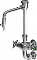 Chicago Faucets LWM6-C31-F Laboratory Mixing Faucet, Wall-Mount