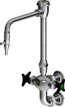 Chicago Faucets LWM6-C32-H Laboratory Mixing Faucet, Wall-Mount