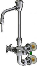 Chicago Faucets LWM7-A11-E Laboratory Mixing Faucet, Wall-Mount
