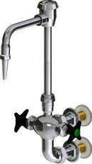 Chicago Faucets LWM7-A12-E Laboratory Mixing Faucet, Wall-Mount