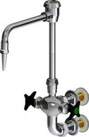 Chicago Faucets LWM7-A12-F Laboratory Mixing Faucet, Wall-Mount