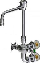 Chicago Faucets LWM7-A21-F Laboratory Mixing Faucet, Wall-Mount