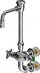 Chicago Faucets LWM7-A21-G Laboratory Mixing Faucet, Wall-Mount