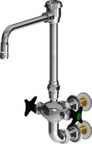 Chicago Faucets LWM7-A22-H Laboratory Mixing Faucet, Wall-Mount