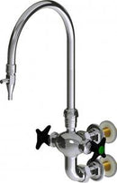 Chicago Faucets LWM7-A32-B Laboratory Mixing Faucet, Wall-Mount
