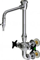 Chicago Faucets LWM7-A32-H Laboratory Mixing Faucet, Wall-Mount