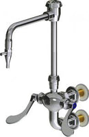 Chicago Faucets LWM7-A33-F Laboratory Mixing Faucet, Wall-Mount
