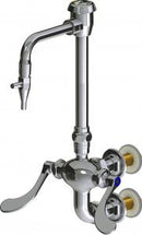 Chicago Faucets LWM7-A33-G Laboratory Mixing Faucet, Wall-Mount