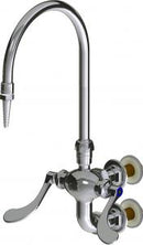 Chicago Faucets LWM7-B13-B Laboratory Mixing Faucet, Wall-Mount