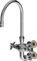 Chicago Faucets LWM7-B21-B Laboratory Mixing Faucet, Wall-Mount