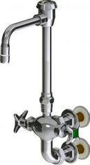 Chicago Faucets LWM7-B21-G Laboratory Mixing Faucet, Wall-Mount