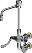 Chicago Faucets LWM7-B23-F Laboratory Mixing Faucet, Wall-Mount