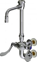 Chicago Faucets LWM7-B23-G Laboratory Mixing Faucet, Wall-Mount