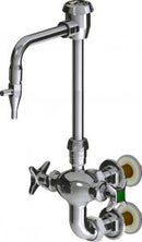 Chicago Faucets LWM7-B31-E Laboratory Mixing Faucet, Wall-Mount