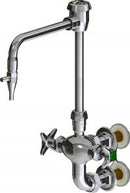 Chicago Faucets LWM7-B31-F Laboratory Mixing Faucet, Wall-Mount