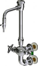 Chicago Faucets LWM7-B31-G Laboratory Mixing Faucet, Wall-Mount