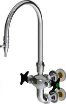 Chicago Faucets LWM7-B32-B Laboratory Mixing Faucet, Wall-Mount