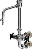 Chicago Faucets LWM7-B32-H Laboratory Mixing Faucet, Wall-Mount