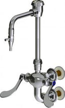 Chicago Faucets LWM7-B33-E Laboratory Mixing Faucet, Wall-Mount