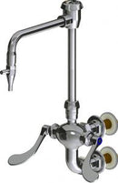 Chicago Faucets LWM7-B33-F Laboratory Mixing Faucet, Wall-Mount