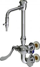 Chicago Faucets LWM7-B33-G Laboratory Mixing Faucet, Wall-Mount