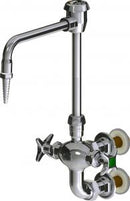 Chicago Faucets LWM7-C11-F Laboratory Mixing Faucet, Wall-Mount