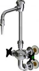 Chicago Faucets LWM7-C12-E Laboratory Mixing Faucet, Wall-Mount