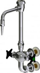 Chicago Faucets LWM7-C12-G Laboratory Mixing Faucet, Wall-Mount
