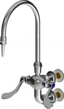 Chicago Faucets LWM7-C13-B Laboratory Mixing Faucet, Wall-Mount