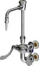 Chicago Faucets LWM7-C13-E Laboratory Mixing Faucet, Wall-Mount
