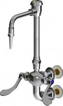 Chicago Faucets LWM7-C13-G Laboratory Mixing Faucet, Wall-Mount