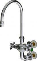 Chicago Faucets LWM7-C21-B Laboratory Mixing Faucet, Wall-Mount