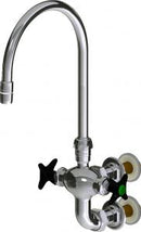 Chicago Faucets LWM7-C22-B Laboratory Mixing Faucet, Wall-Mount