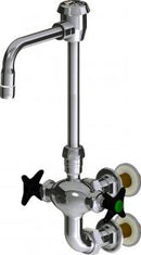 Chicago Faucets LWM7-C22-E Laboratory Mixing Faucet, Wall-Mount