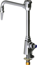 Chicago Faucets LWS3-C15-H Laboratory Faucet, Deck-Mount