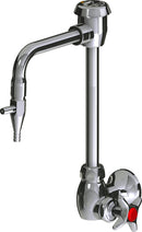 Chicago Faucets LWS4-A32-E Laboratory Faucet, Wall-Mount