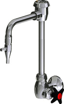 Chicago Faucets LWS4-B34-E Laboratory Faucet, Wall-Mount