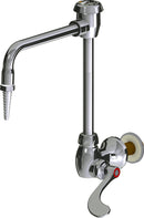 Chicago Faucets LWS5-B16-F Laboratory Faucet, Wall-Mount
