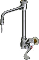Chicago Faucets LWS5-B16-H Laboratory Faucet, Wall-Mount