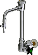 Chicago Faucets LWS5-B33-G Laboratory Faucet, Wall-Mount