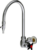 Chicago Faucets LWS5-B34-B Laboratory Faucet, Wall-Mount