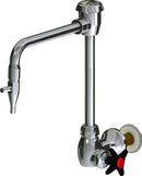 Chicago Faucets LWS5-B34-F Laboratory Faucet, Wall-Mount