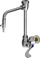 Chicago Faucets LWS5-B35-F Laboratory Faucet, Wall-Mount