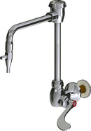 Chicago Faucets LWS5-B36-F Laboratory Faucet, Wall-Mount