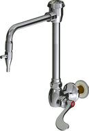 Chicago Faucets LWS5-B36-H Laboratory Faucet, Wall-Mount