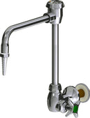 Chicago Faucets LWS5-C11-F Laboratory Faucet, Wall-Mount